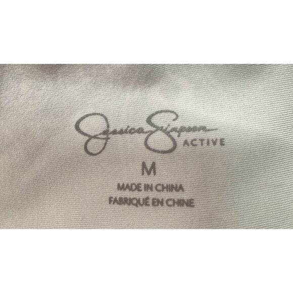 JESSICA SIMPSON Mackenzie SPORTS BRA Women's Medium Navy Blue Paisley - Picture 2 of 6